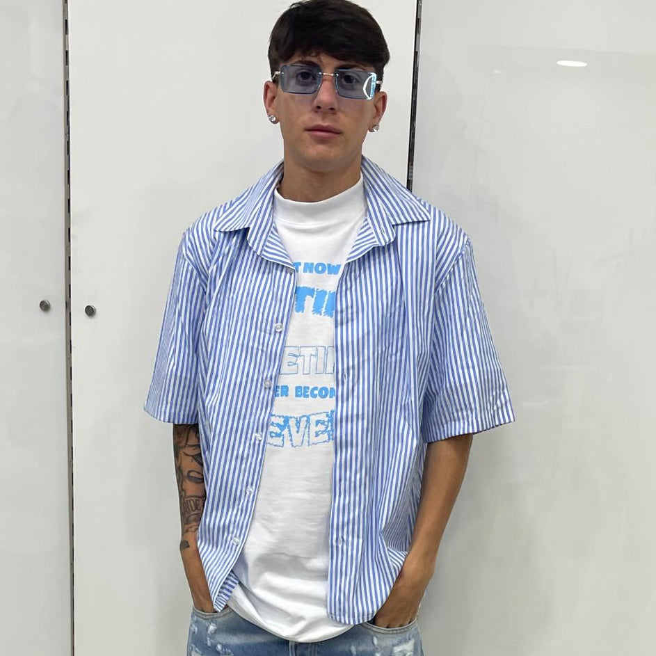 Blue Stripes Summer Shirt